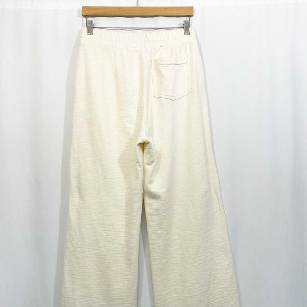 AG Adriano Goldschmied The North Cotton Wide Leg Pants in Ivory - Picture 8 of 12